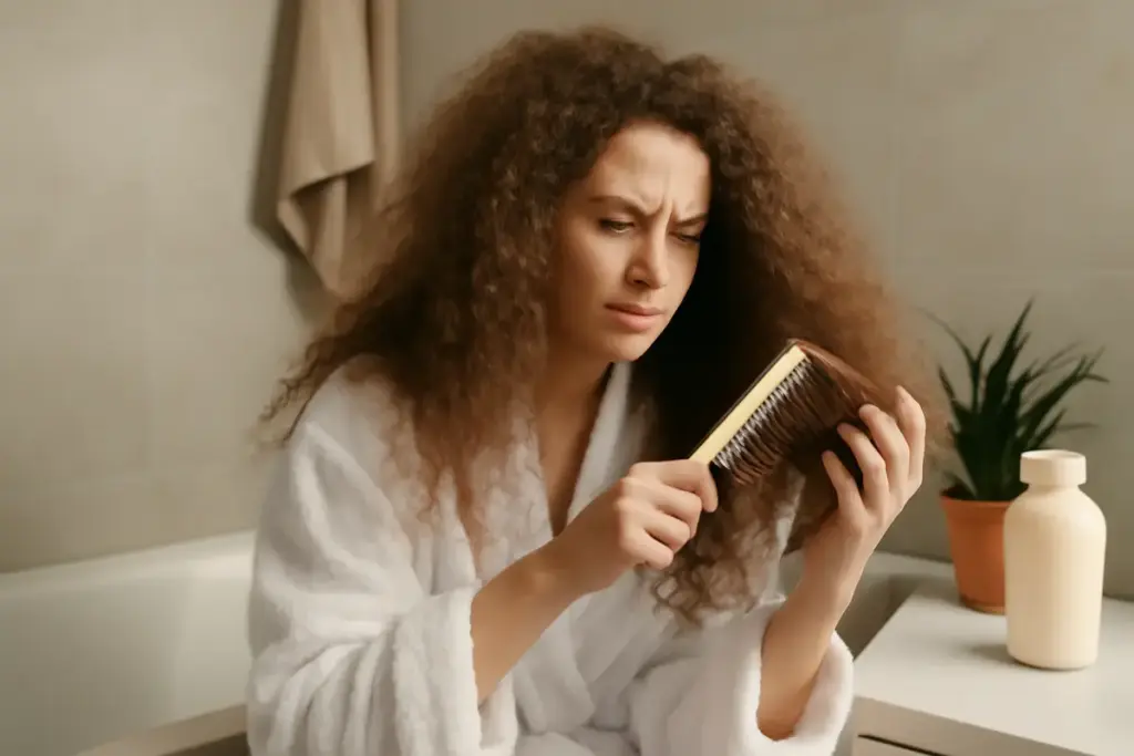 Capelli crespi dopo la doccia: il metodo naturale che cambia tutto