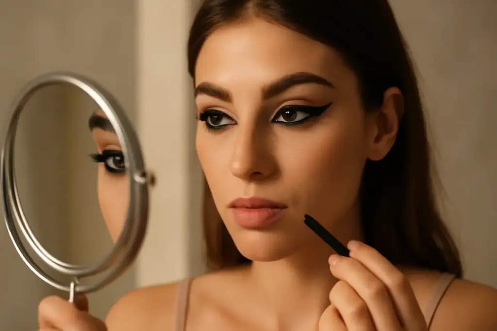 Perché il reverse cat eye sta spopolando? Il trucco rapido che cambia la forma dello sguardo
