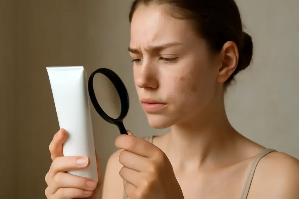 Come capire se la tua skincare contiene ingredienti comedogenici? Il controllo facile che evita imperfezioni