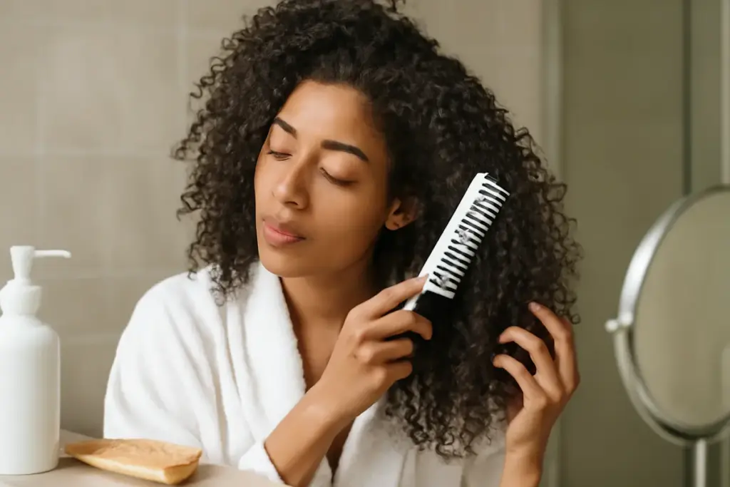Routine capelli ricci senza effetto crespo: passi fondamentali che molti saltano