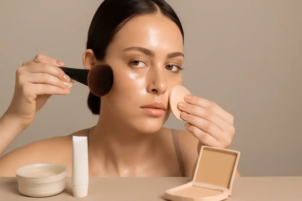 Come truccare la pelle grassa senza effetto lucido? Combinazioni vincenti che assorbono il sebo