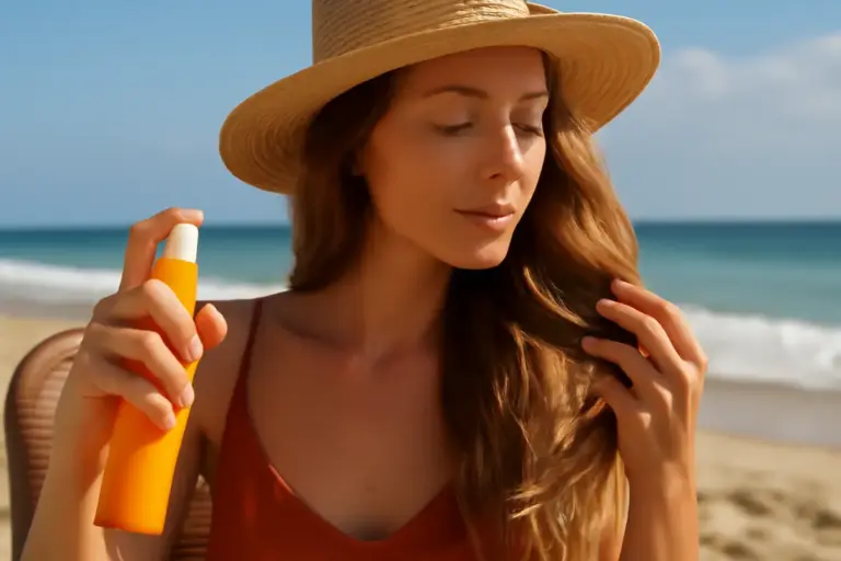 Come proteggere i capelli dal sole? Il dettaglio che evita disidratazione e doppie punte