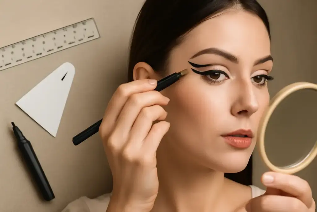 Come evitare errori nel trucco graphic liner? Gli strumenti che rendono semplice il risultato a casa